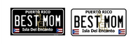 Thumbnail for Black or White Best Mom Metal Decals