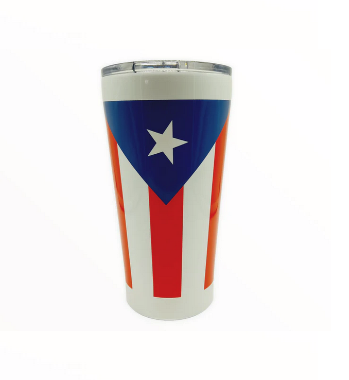 Puerto Rican Flag Stainless Steel Tumbler, 20oz