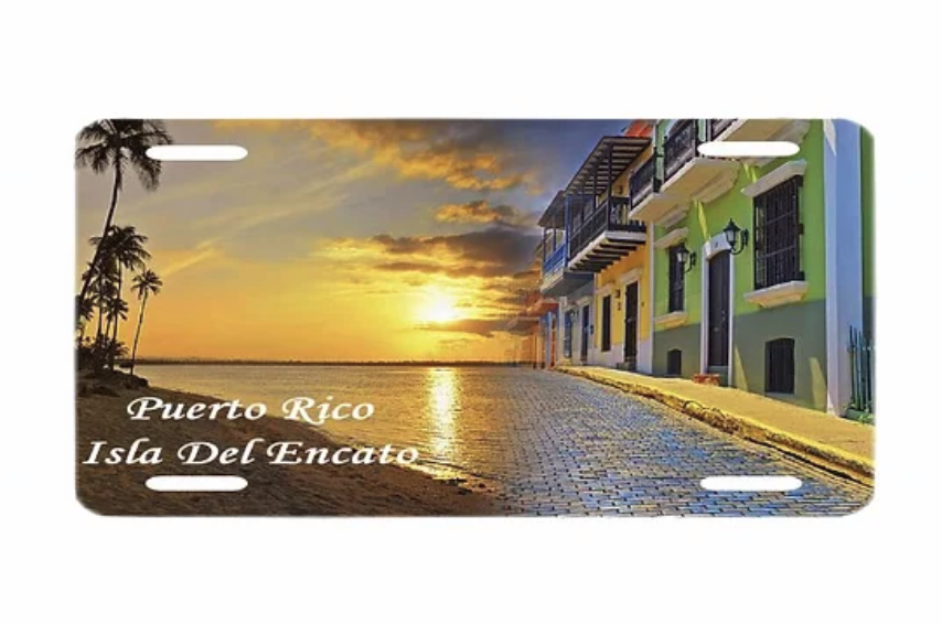 Puerto Rico Isla Del Encato License Plate