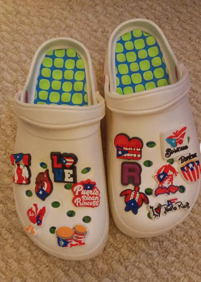 17 Puerto Rico Themed Crocs Sandal Rubber Charms