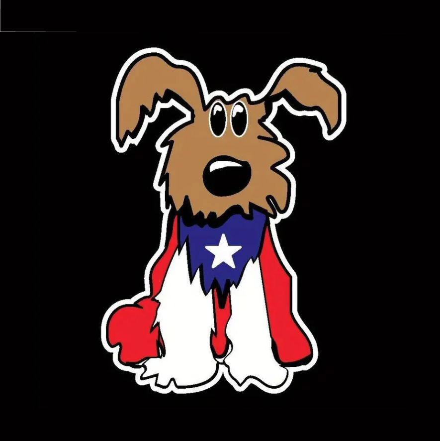 Cute Puerto Rican Puppy Decal