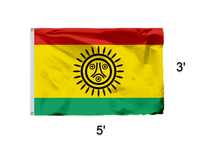 Thumbnail for 3' x 5' Jatibonicu Taino Tribal Nation Flag