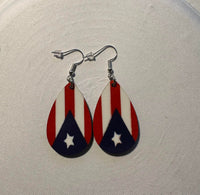 Thumbnail for Teardrop Flag Earrings