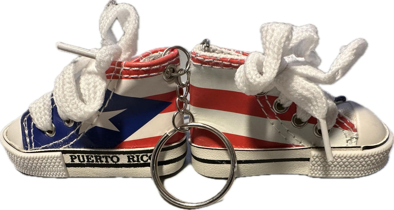 Puerto Rico Sneakers Key Chain