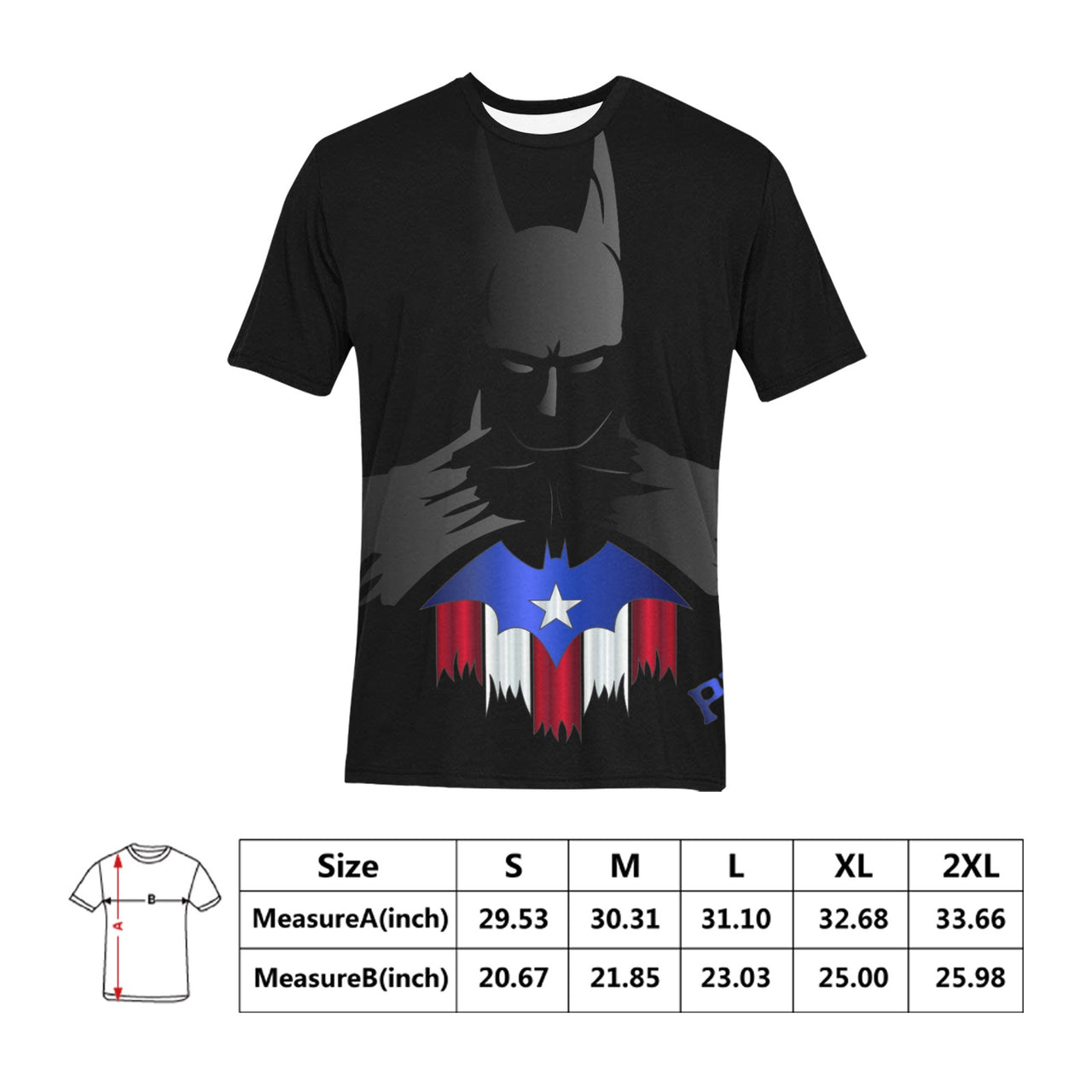 Puerto Rican Batman - Men's All Over Print T-shirt