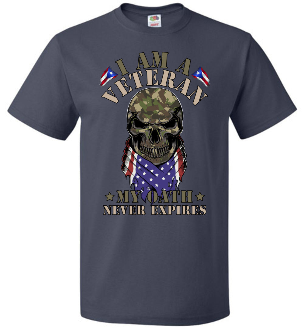 I Am A Veteran, My Oath Never Expires T-Shirt (Small-6XL)