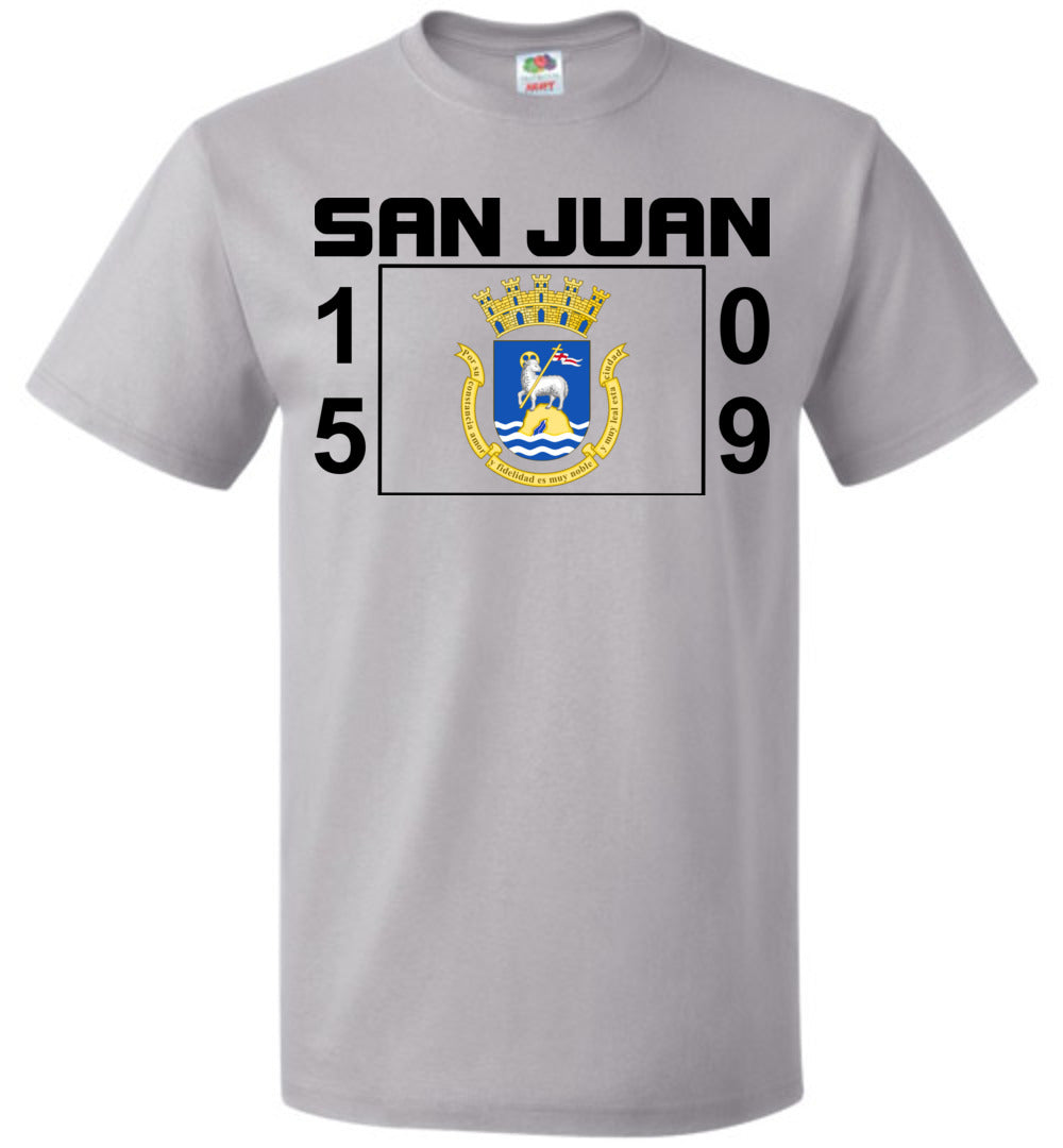 San Juan 1509 Flag T-shirt (Youth - 6XL)