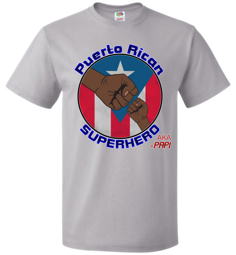Puerto Rican Superhero AKA Papi - 2 T-Shirt (Small-6XL)