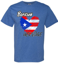 Thumbnail for Boricua Heritage Heart Flag (Youth - 6XL) T-Shirt