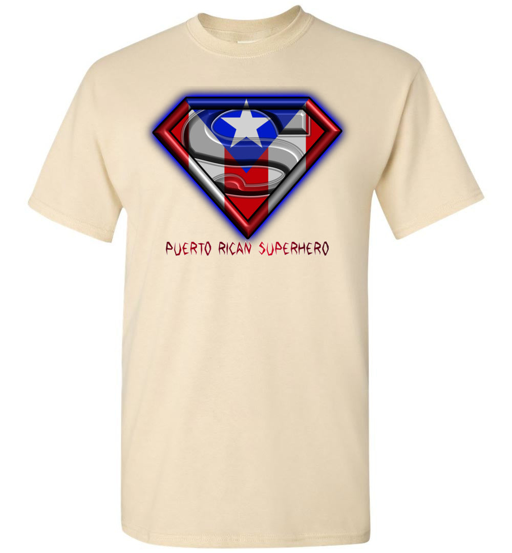 Puerto Rican Super Hero (Superhero) T-Shirt (Youth-5XL)