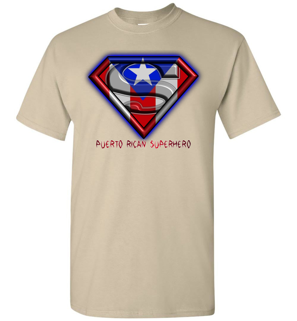 Puerto Rican Super Hero (Superhero) T-Shirt (Youth-5XL)