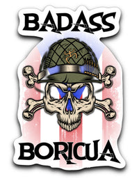 Thumbnail for Badass Boricua Decal