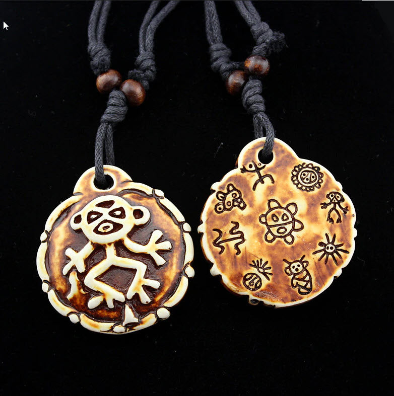 Tribal Series "Yak Bone Coqui" Necklace