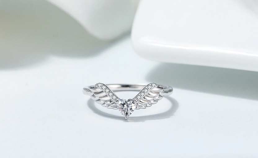 EAGLE WINGS STERLING SILVER RING