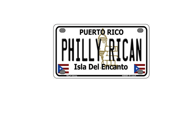 Mini PHILLY RICAN License Plate