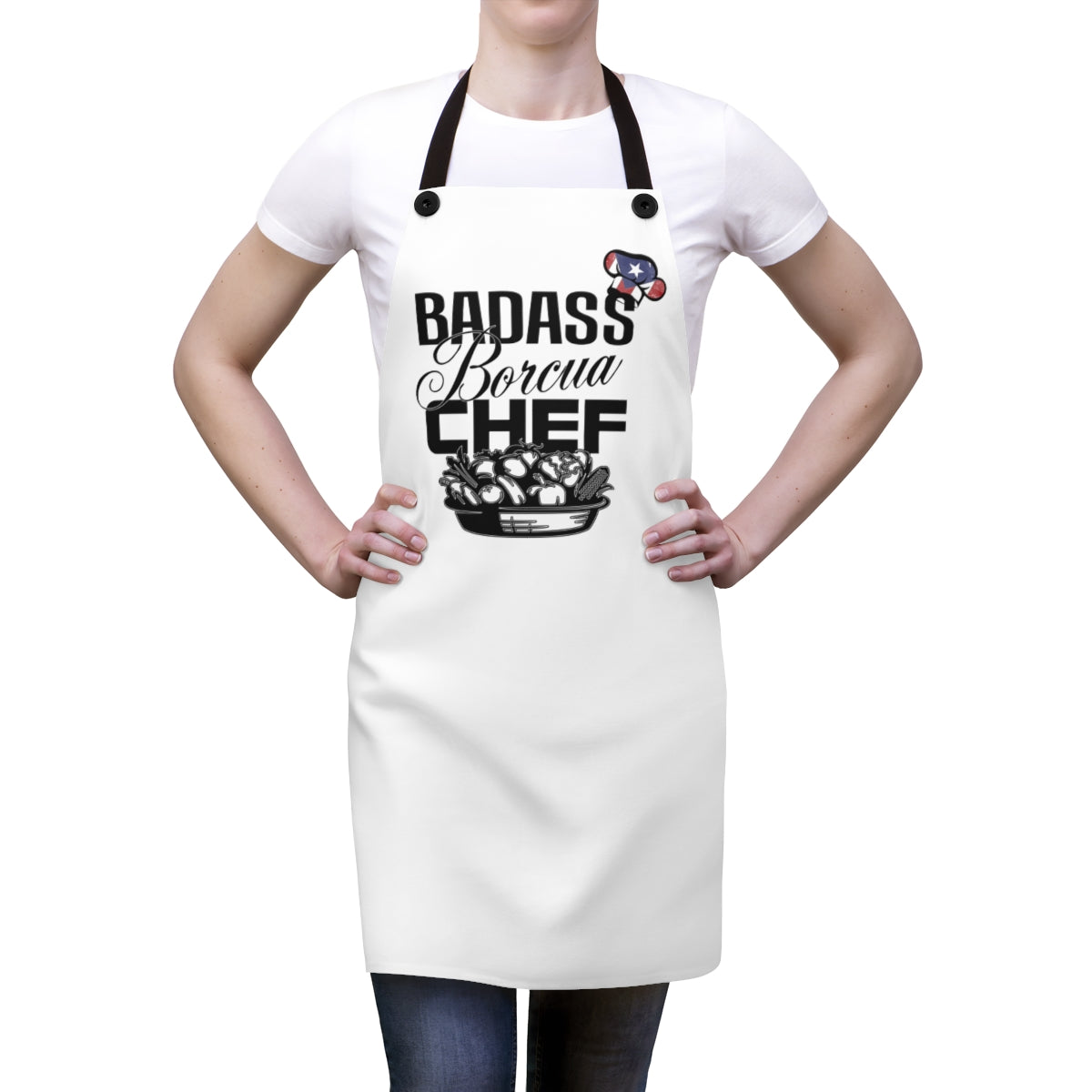 Badass Boricua Chef - Apron