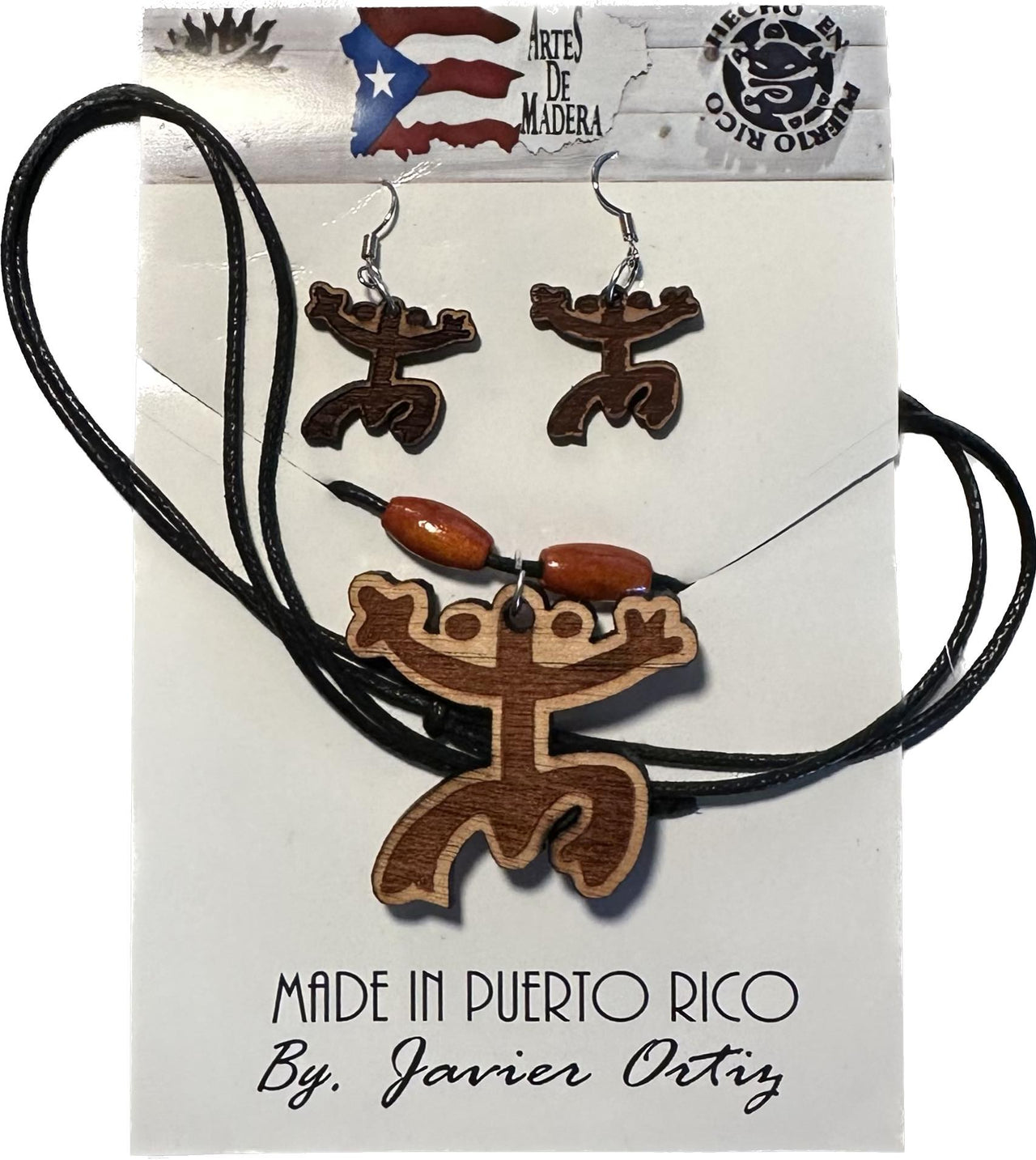 Made In Puerto Rico Earring / Necklace Set