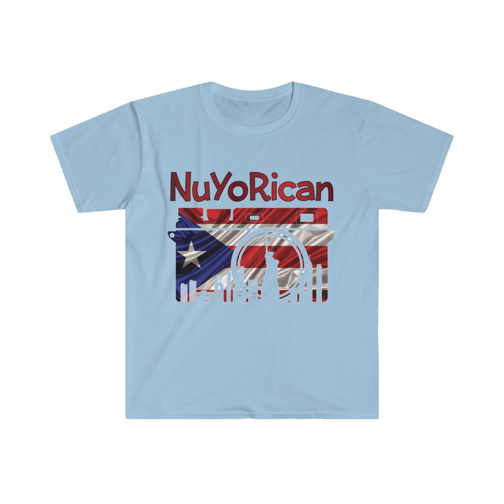 NuYoRican Camera Flag - Unisex Softstyle T-Shirt
