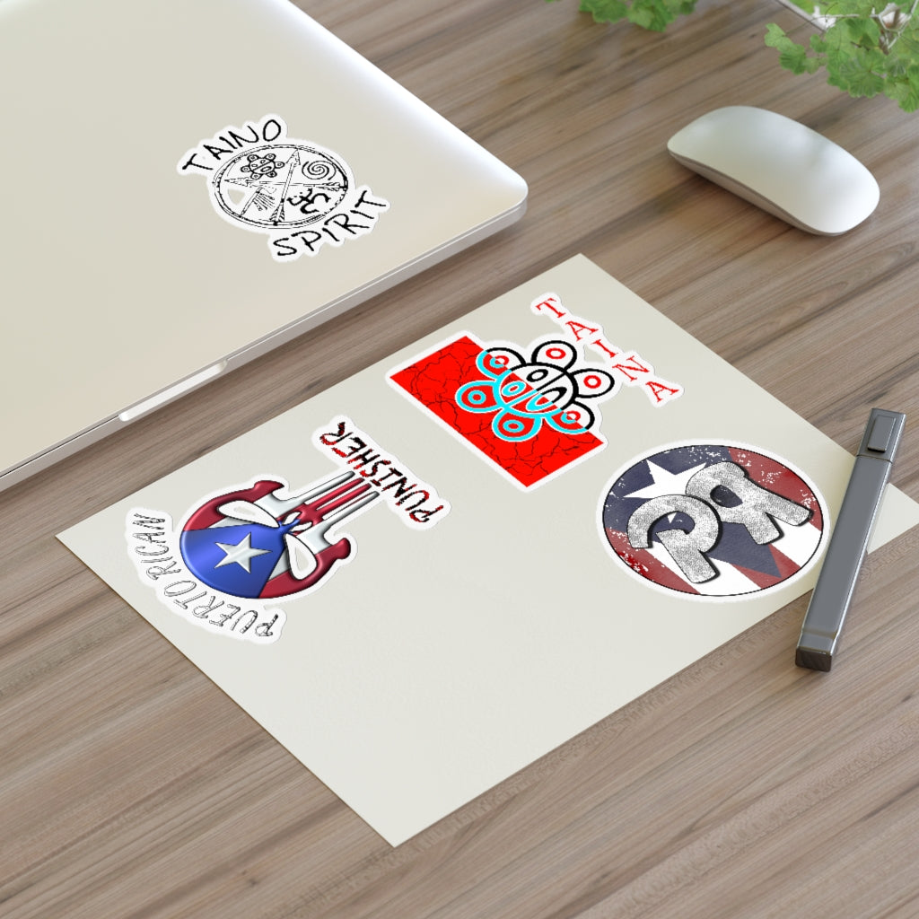 4 Puerto Rico Themed Sticker's Per Sheet (Set 1)