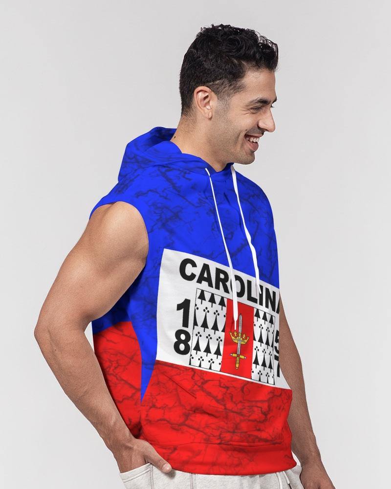 CAROLINA Premium Heavyweight Sleeveless Hoodie - Puerto Rican Pride