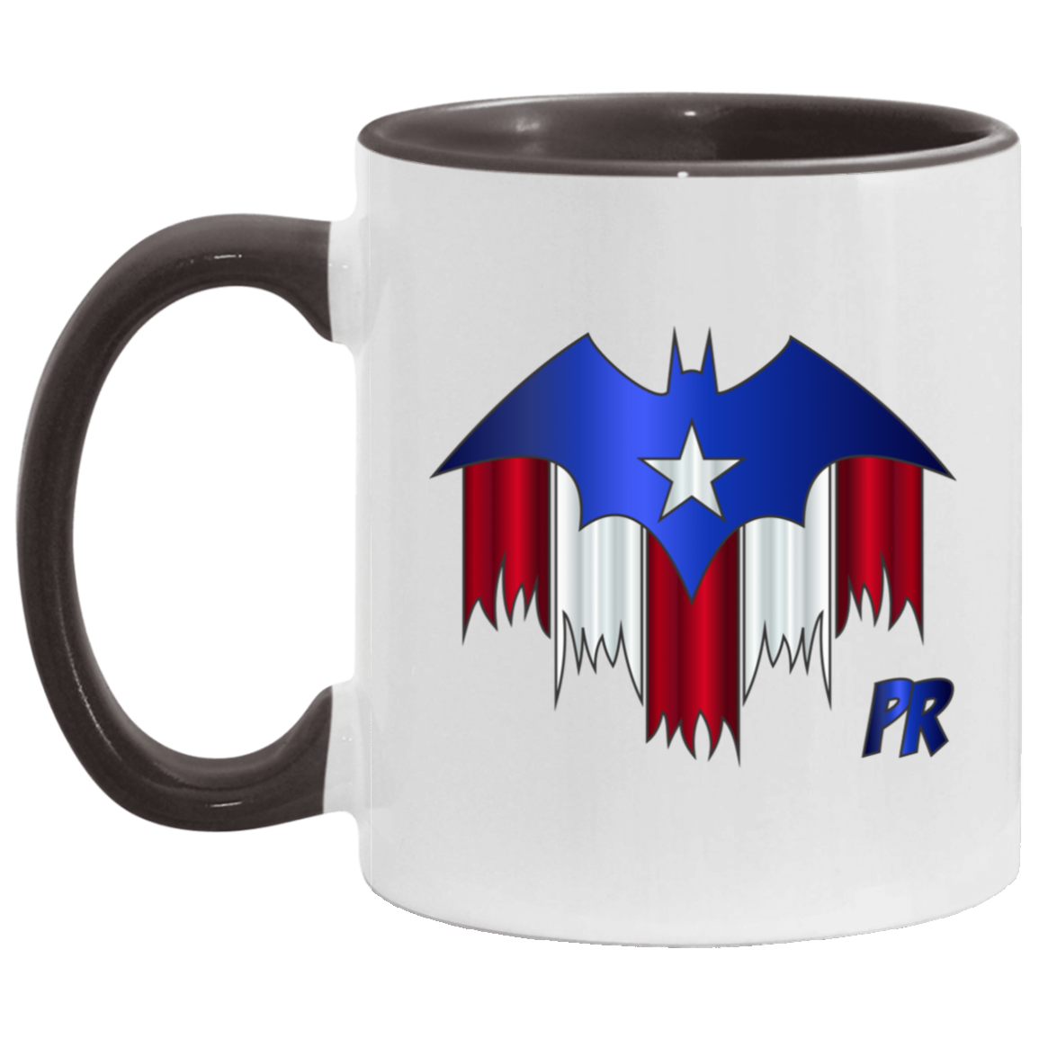 PR Batman 11OZ Accent Mug - Puerto Rican Pride