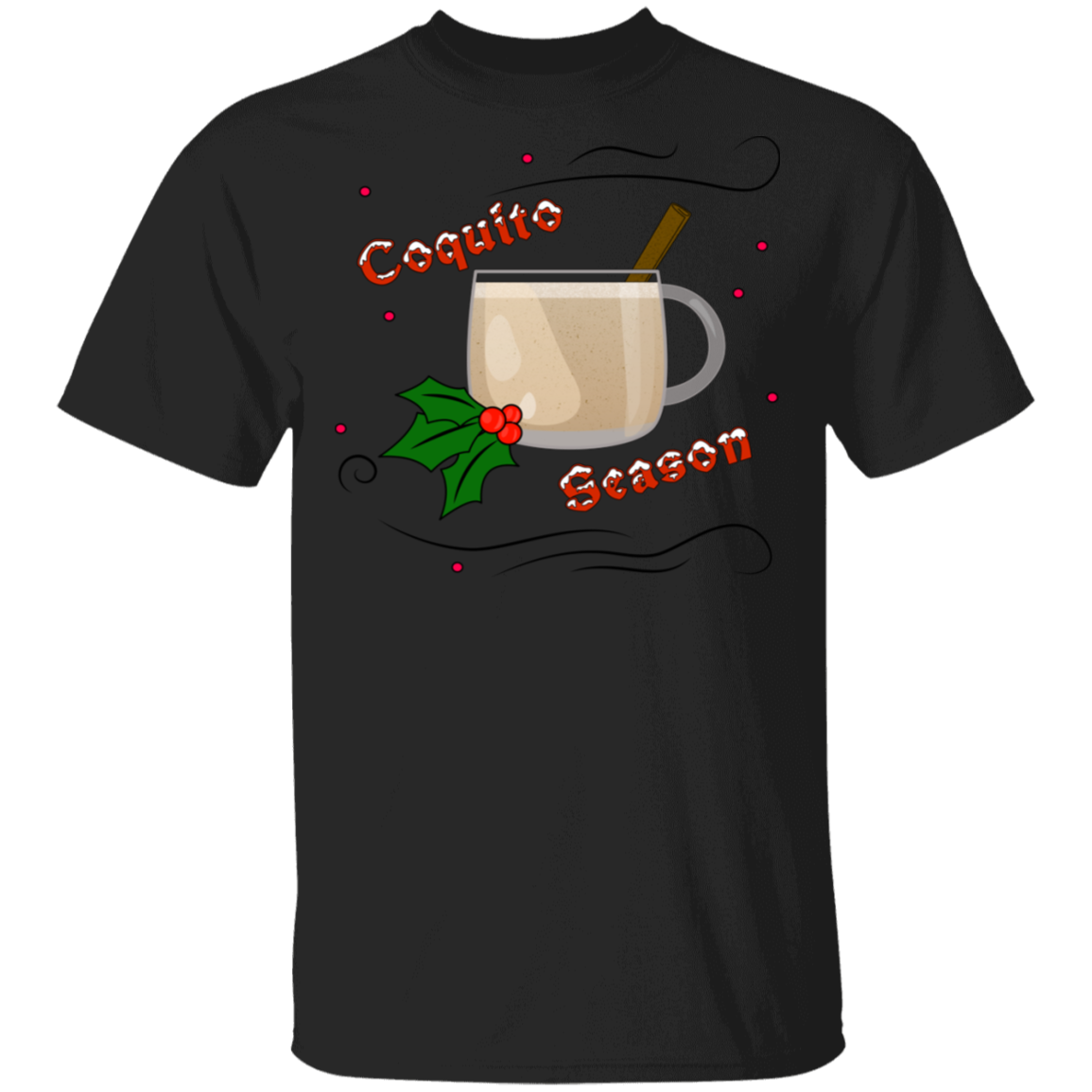 Coquito Season 5.3 oz. T-Shirt - Puerto Rican Pride