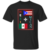 Thumbnail for Mexi + Rican 5.3 oz. T-Shirt - Puerto Rican Pride