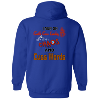 Thumbnail for Cafe Con Leche, Chaos and Cuss Words  Hoodie 8 oz