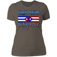Thumbnail for Cuba-Rican  Ladies' Boyfriend T-Shirt - Puerto Rican Pride