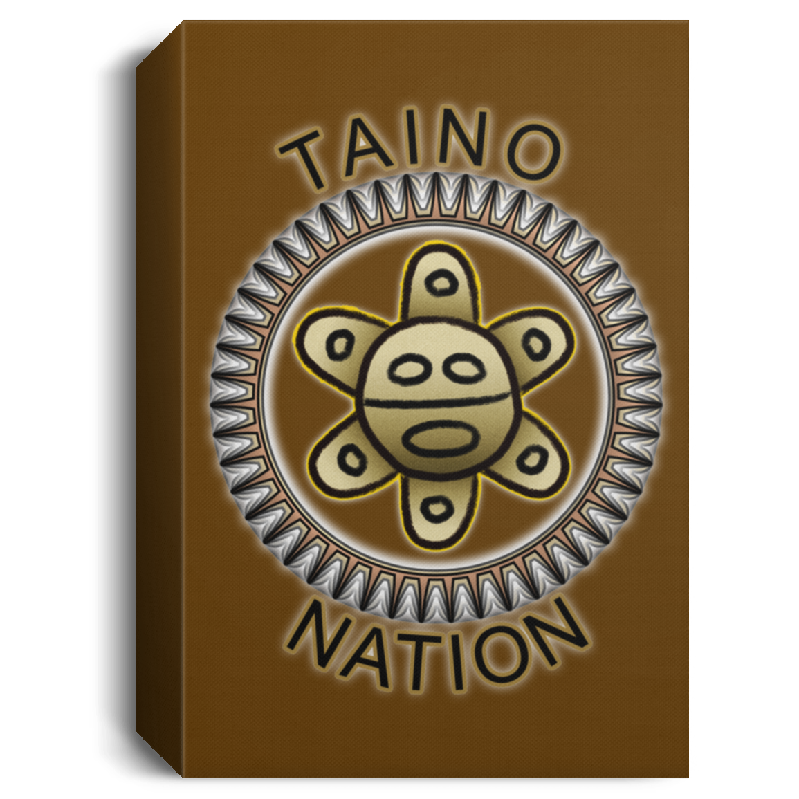 Taino Nation Deluxe Portrait Canvas 1.5in Frame