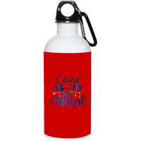Thumbnail for Coqui Is My Spirit Animal 20 oz. Stainless Steel Water Bottle