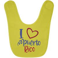 Thumbnail for BABY BIB - I Love PR - Puerto Rican Pride