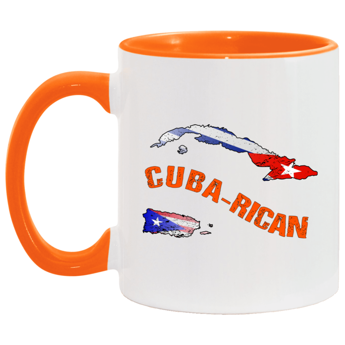 Cuba-Rican Islands 11OZ Accent Mug - Puerto Rican Pride