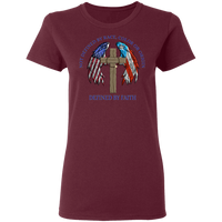 Thumbnail for Defined by Faith Ladies' 5.3 oz. T-Shirt