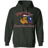 Thumbnail for Florida Raised PR Strong Pullover Hoodie - Puerto Rican Pride