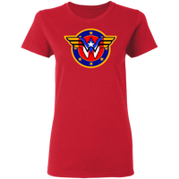 Thumbnail for Boricua Wonder Woman 1 Ladies' 5.3 oz. T-Shirt - Puerto Rican Pride
