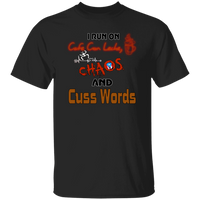 Thumbnail for Cafe Con Leche, Chaos and Cuss Words 5.3 oz. T-Shirt