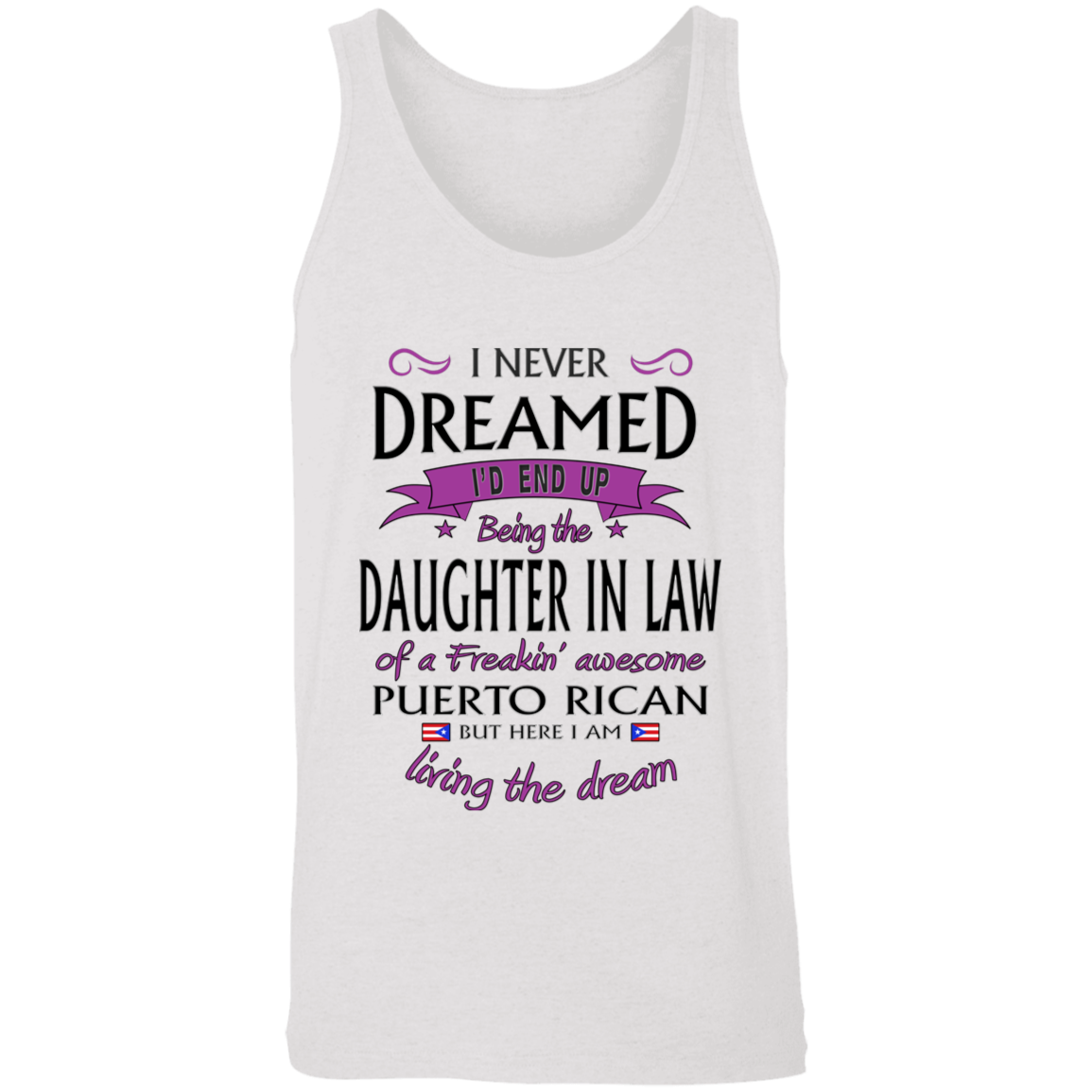 Daughter-In-Law of Awesome PR  Unisex Tank - Puerto Rican Pride