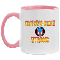 Thumbnail for Chitown Rican Strong 11OZ Accent Mug - Puerto Rican Pride