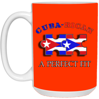 Thumbnail for Cuba-Rican Perfect Fit 15 oz. White Mug