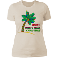 Thumbnail for Merry PR Christmas Ladies' Boyfriend T-Shirt - Puerto Rican Pride