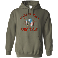 Thumbnail for Loud and Proud Afro-Rican Hoodie