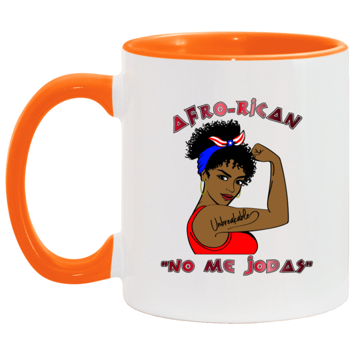 Afro-Rican "Don't Fck With Me" 11 oz. Accent Mug