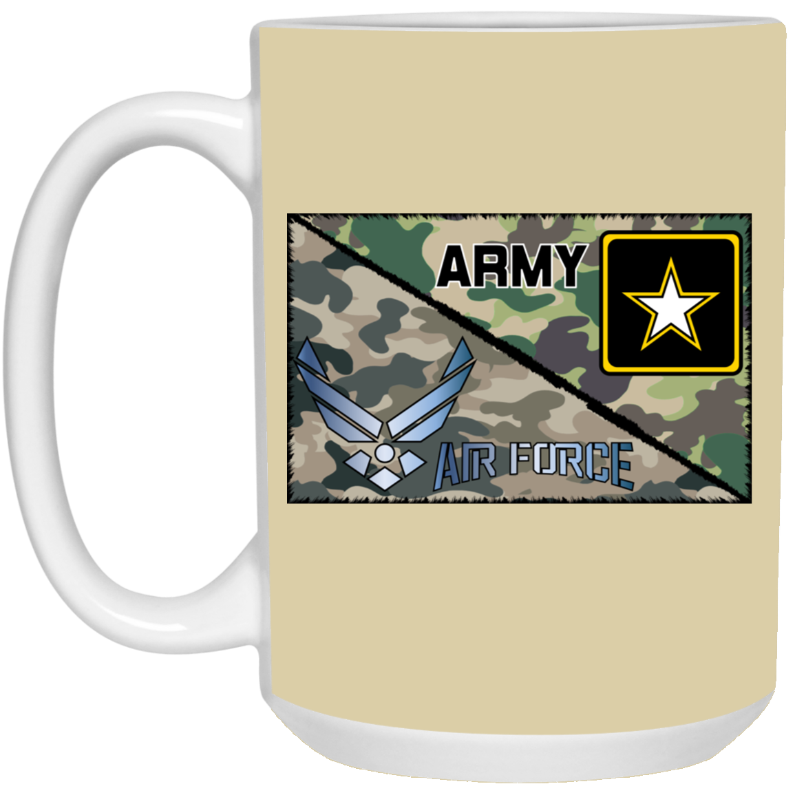 Army Air Force 15 oz. White Mug