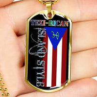 Thumbnail for Texi-Rican Island Style Dog Tag