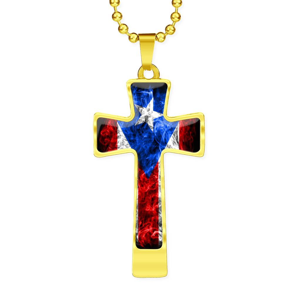 God and Country Fire Ball-Chain Necklace