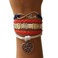 Thumbnail for Bracelet - Infinity Love For Puerto Rico