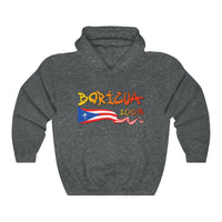 Thumbnail for Boricua Proud Dual Sided Images - Unisex Heavy Blend™ Hooded Sweatshirt