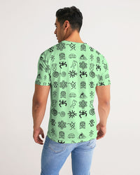 Thumbnail for Taino Symbol Shirt Pale Green Men's Tee