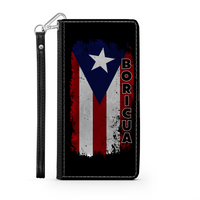 Thumbnail for Boricua Distressed Flag Phone Wallet / Case